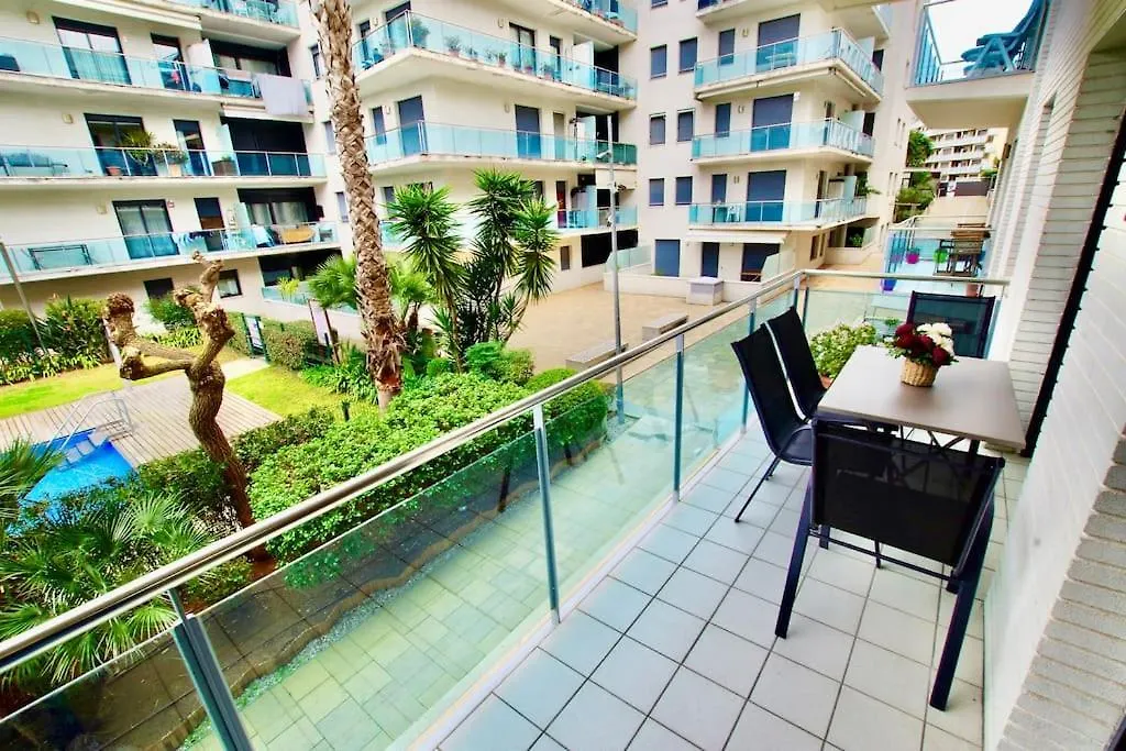 公寓 V&V Lloret-Apartamento Fenals Exclusivo Apartamento Para 6Pax Totalmente Renovado Con Piscina, Gimnasio, Parking Y Area Infantil 滨海略雷特