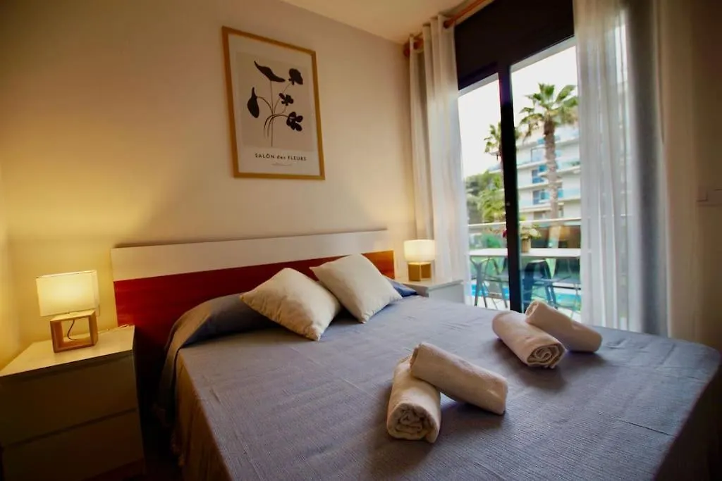 V&V Lloret-Apartamento Fenals Exclusivo Apartamento Para 6Pax Totalmente Renovado Con Piscina, Gimnasio, Parking Y Area Infantil Lloret de Mar 0*,